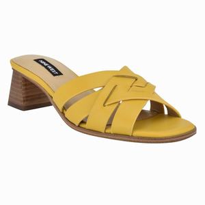 Nine West Garnet Slides - Yellow - Ireland (SB8056724)